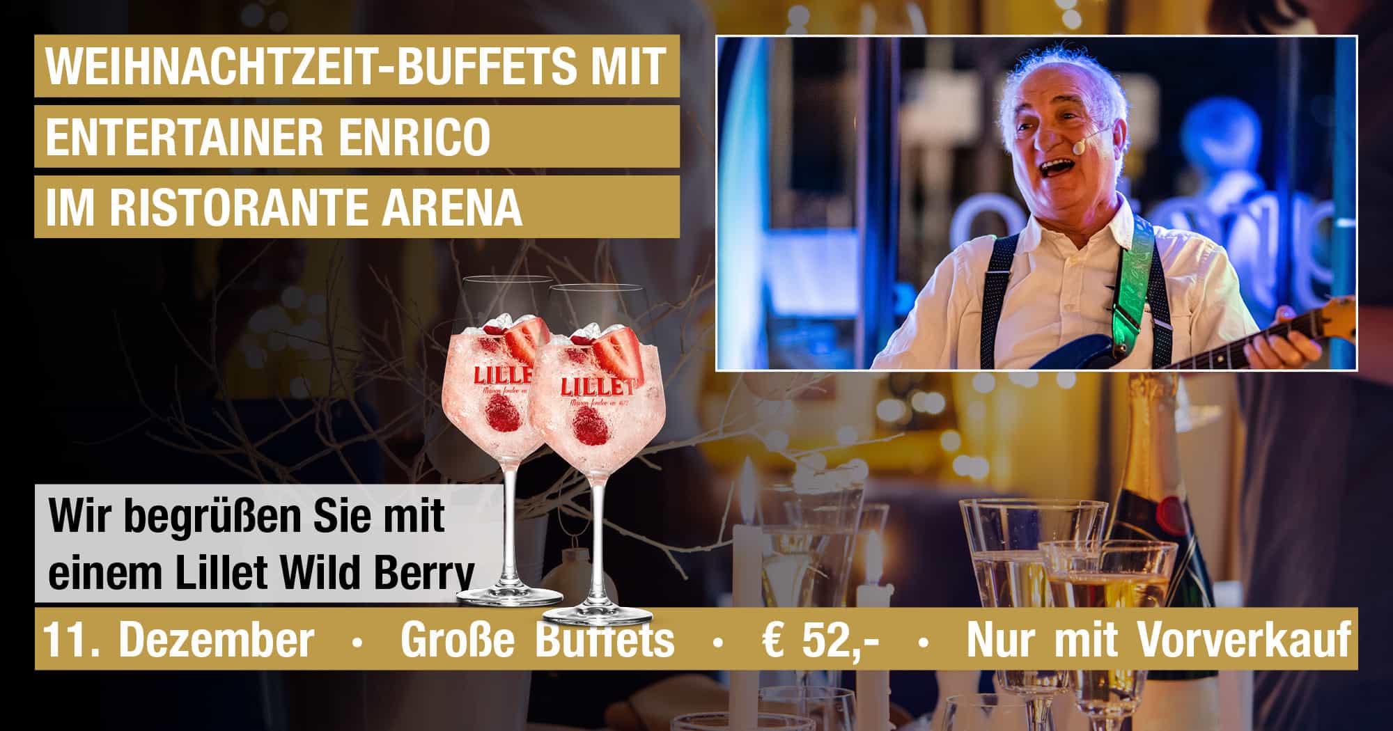 Weihnachtszeit-Buffet-Abend am 11.12.2024